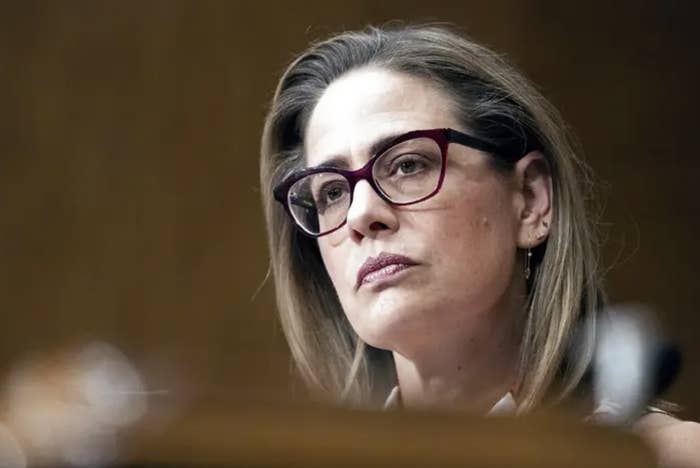 Kyrsten Sinema's face