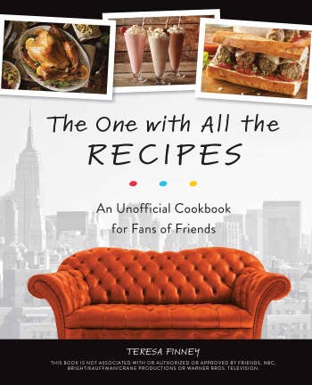 cover of the Friends unofficial cookbook