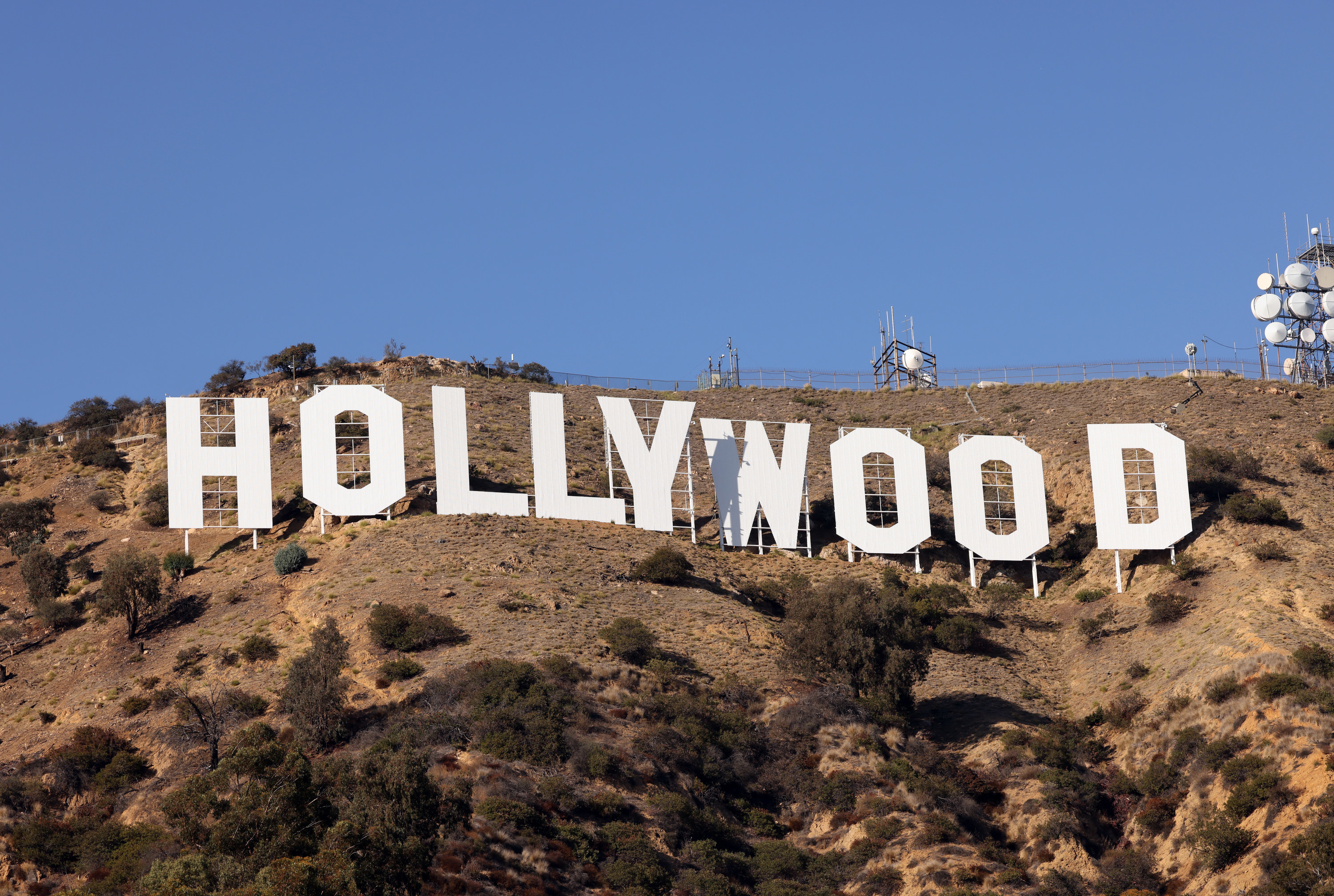 The &quot;Hollywood&quot; sign in California