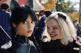 jenna ortega and emma myers on wednesday