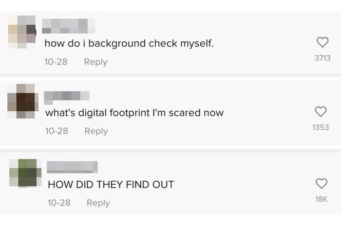 how do I background check myself what&#x27;s digital footprint I&#x27;m scared how did they find out