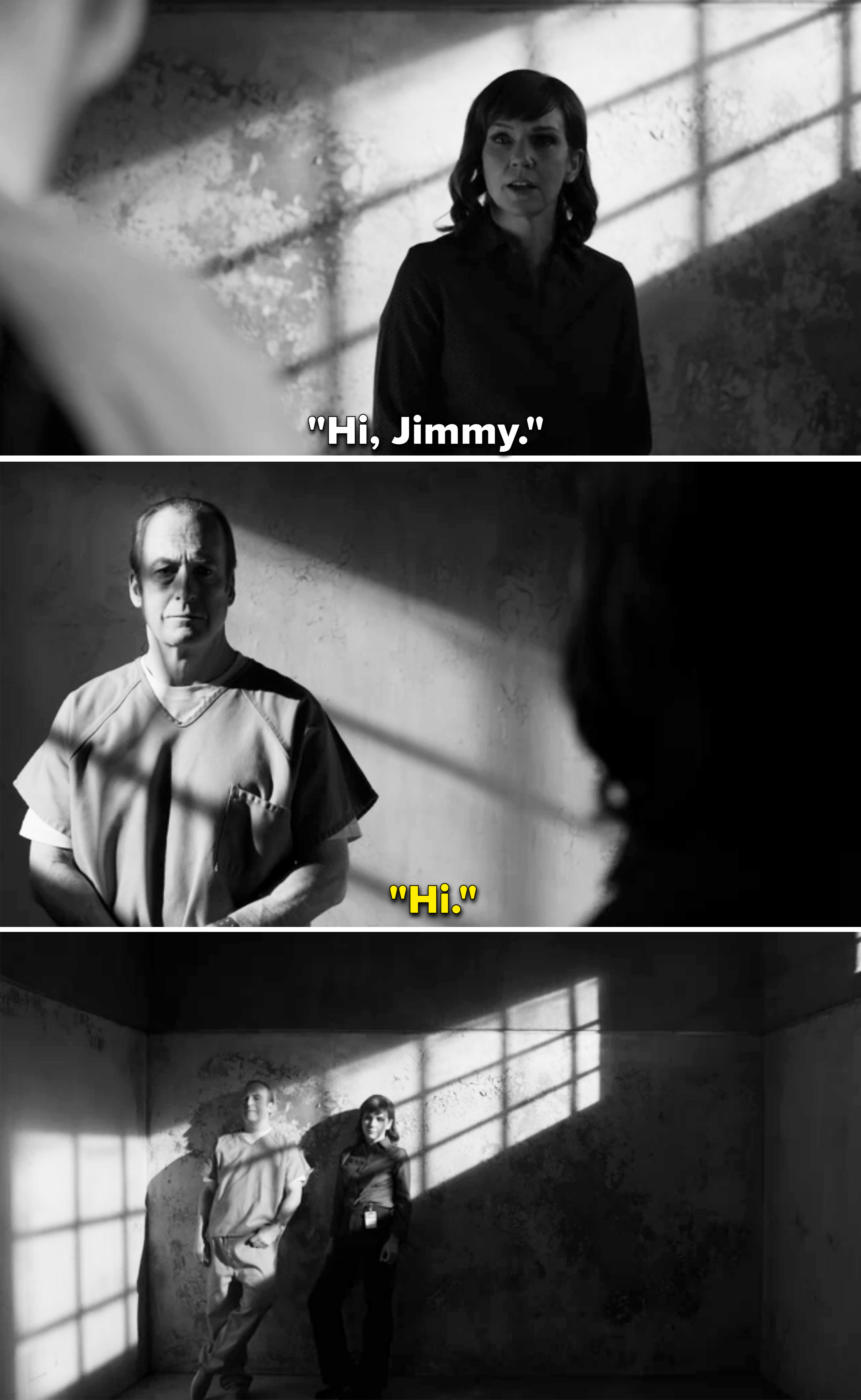 Kim visiting Jimmy in jail