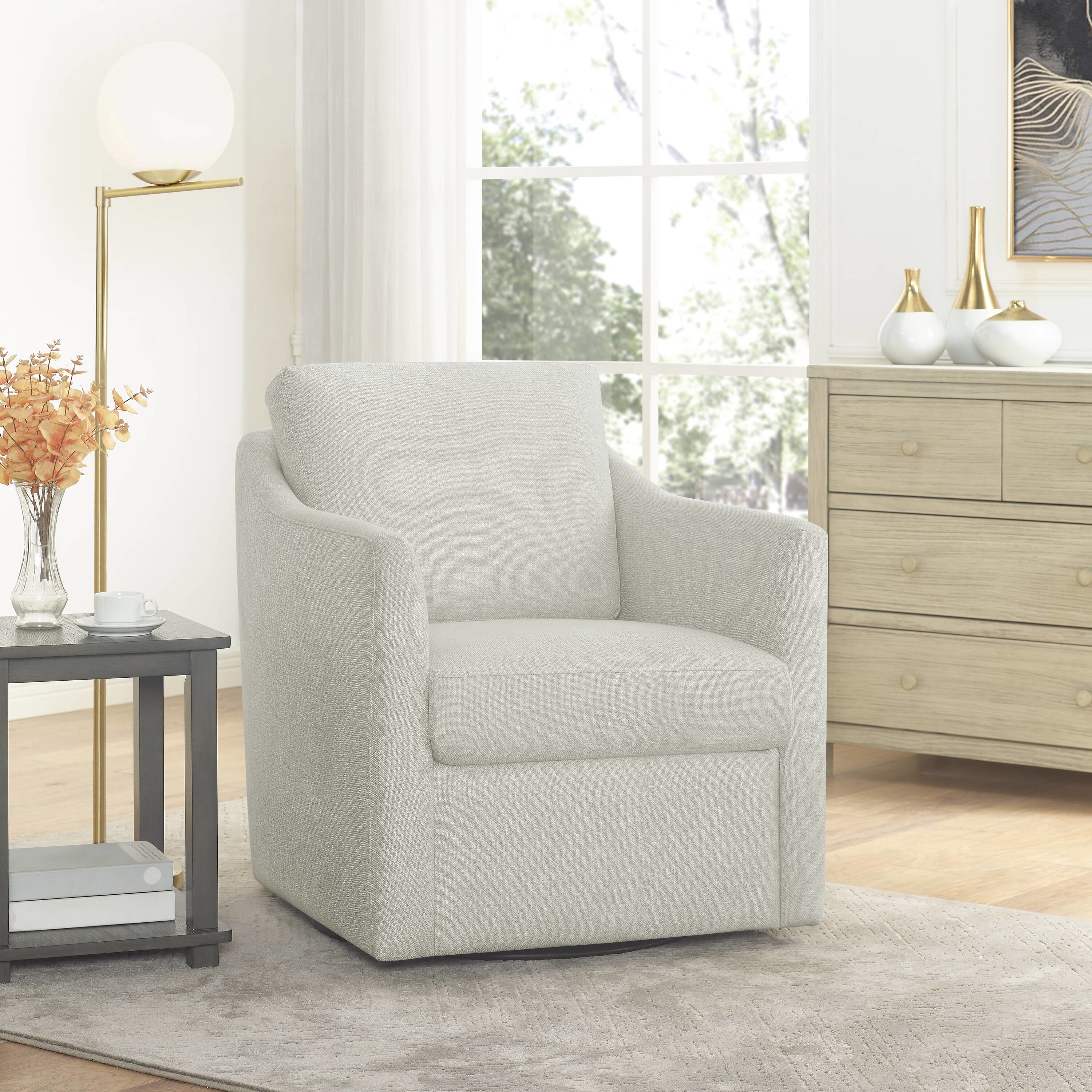 the accent chair in a living room