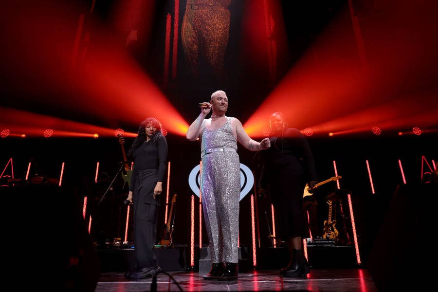 sam smith silver dress Sam Smith wins Best New Artist at the Grammys: 'I tried to lose weight and was making awful music' | The Independent
