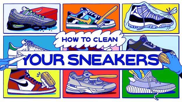 Learn how to clean your sneakers like a pro with these tips &amp; tricks perfect for any shoe, including Jordans, Yeezys, Nike, adidas and more. 
