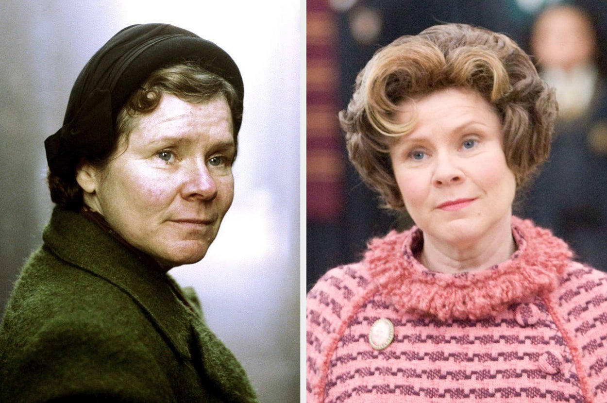 Imelda Staunton in her roles in Vera Drake and in Harry Potter and the Order of the Phoenix