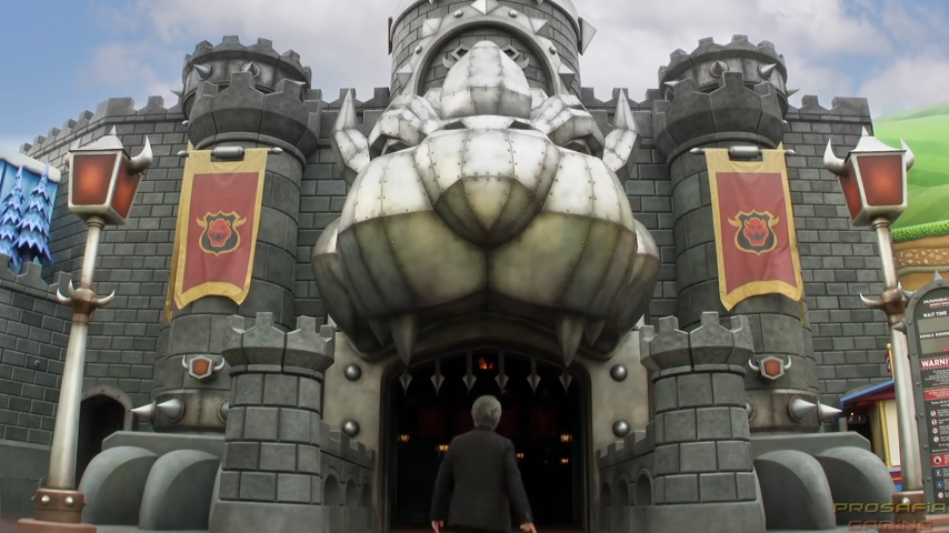 outside bowser's castle