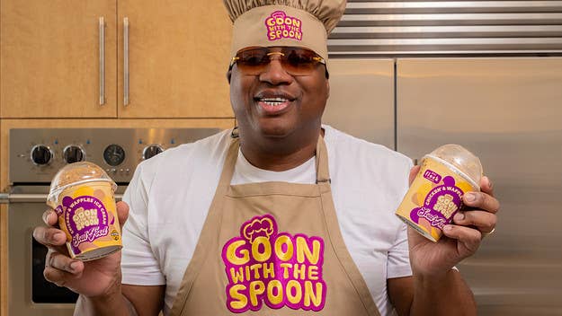 Following the launch of six ice cream flavors for his Goon With the Spoon brand earlier this year, E-40 has returned with a new Chicken &amp; Waffles flavor.