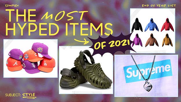 From Supreme's collaboration with Tiffany &amp; Co. to the Gap x Yeezy hoodie to Skims x Fendi, here are the 12 items of 2021 that created the most hype.