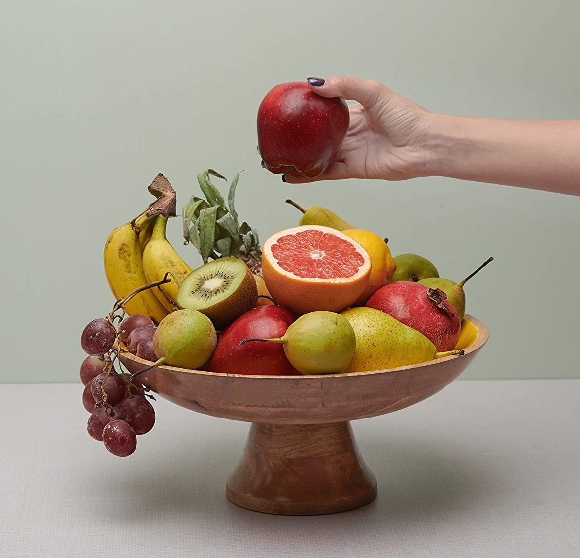 Fruit inside the bowl