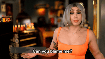 Tatiana from Black Ink Crew saying, &quot;Can you blame me?&quot;