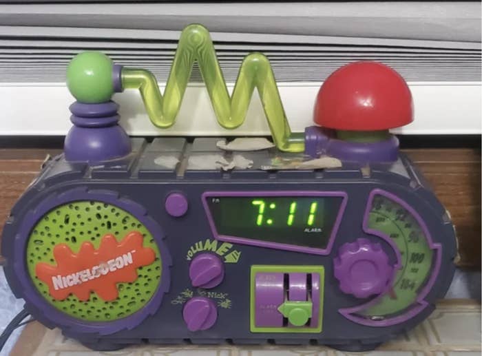 Colorful &quot;toy&quot; boom box alarm clock