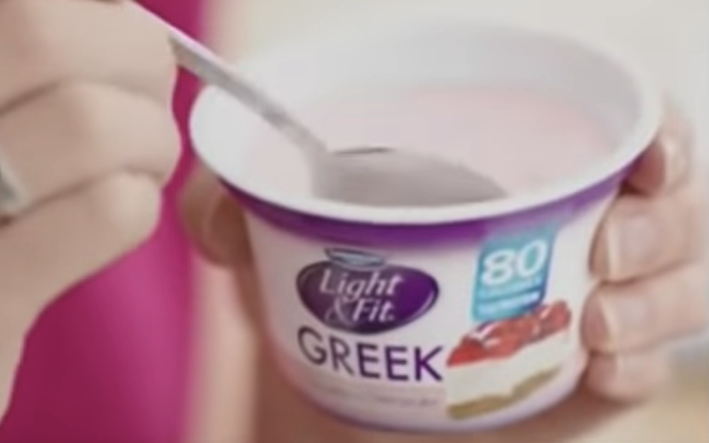 low-fat yogurt cup