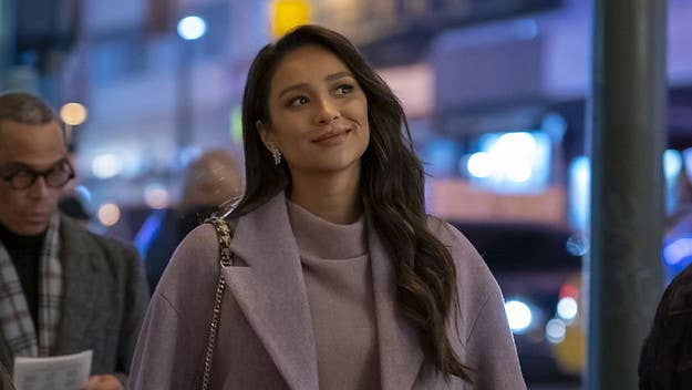 Canadian actress Shay Mitchell is back and here to sleigh with the new holiday rom-com, 'Something From Tiffany’s,' now streaming on Amazon Prime Video.