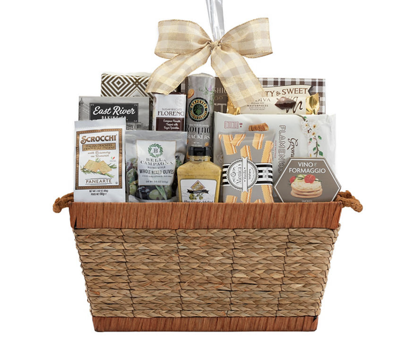 Gourmet food gift basket