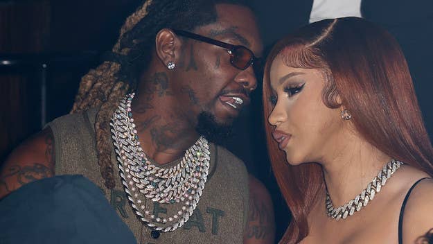 Cardi B took some time out of working on her sophomore album to show some love to her husband Offset on Instagram, who turned 31 on Wednesday.