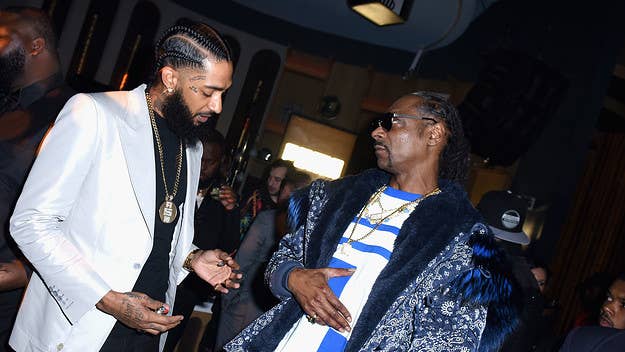 Snoop Dogg has opened up about what he learned from Nipsey Hussle and reflected on the time he turned down a role in the N.W.A. biopic, 'Straight Outta Compton.