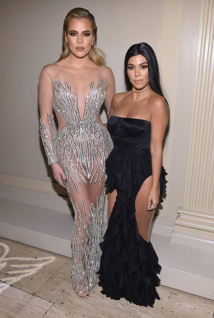 Khloe and Kourtney Kardashian