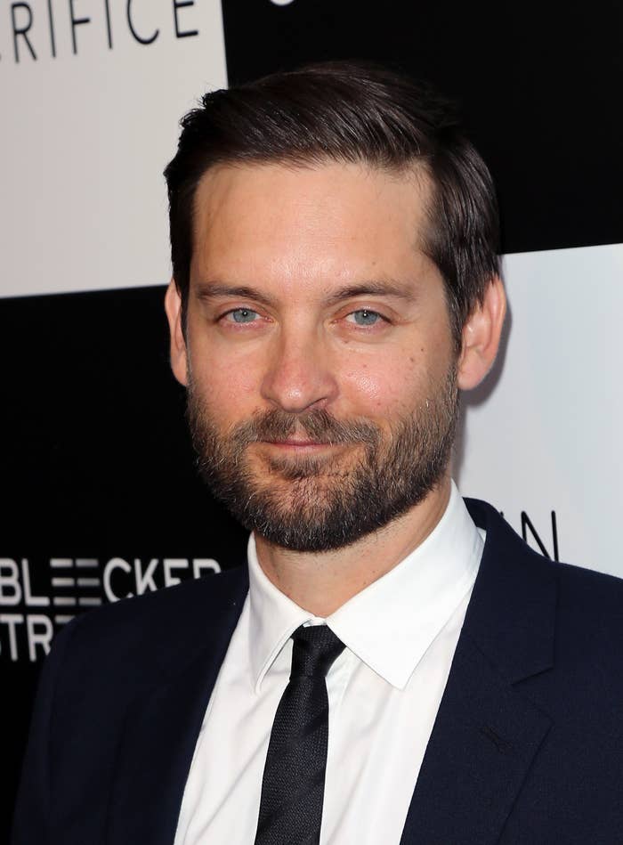 Tobey Maguire and 16-year-old daughter attend premiere of his new