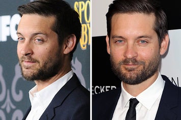 Tobey Maguire Appears On Red Carpet With His Daughter