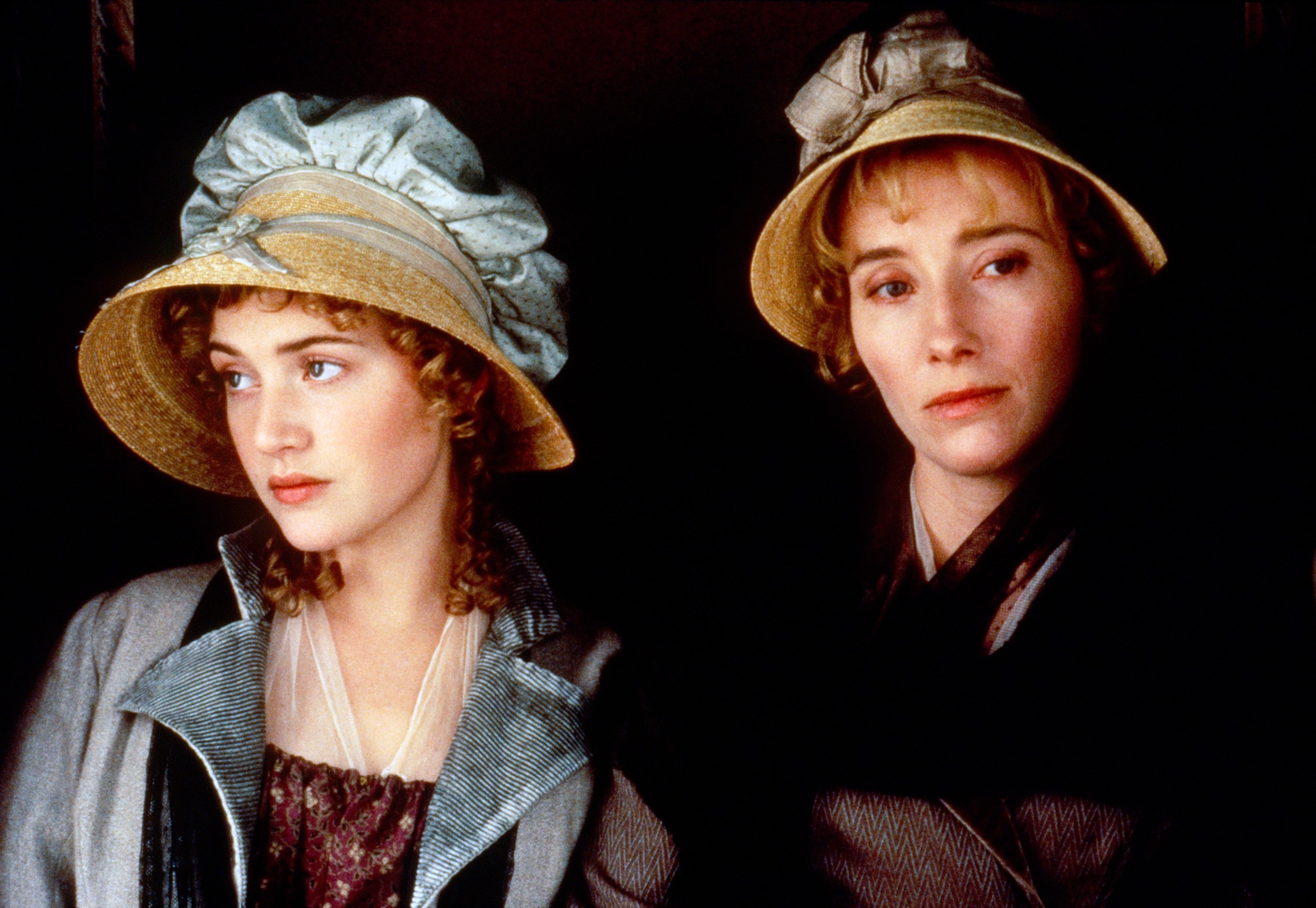 Kate Winslet and Emma Thompson looking forlorn.