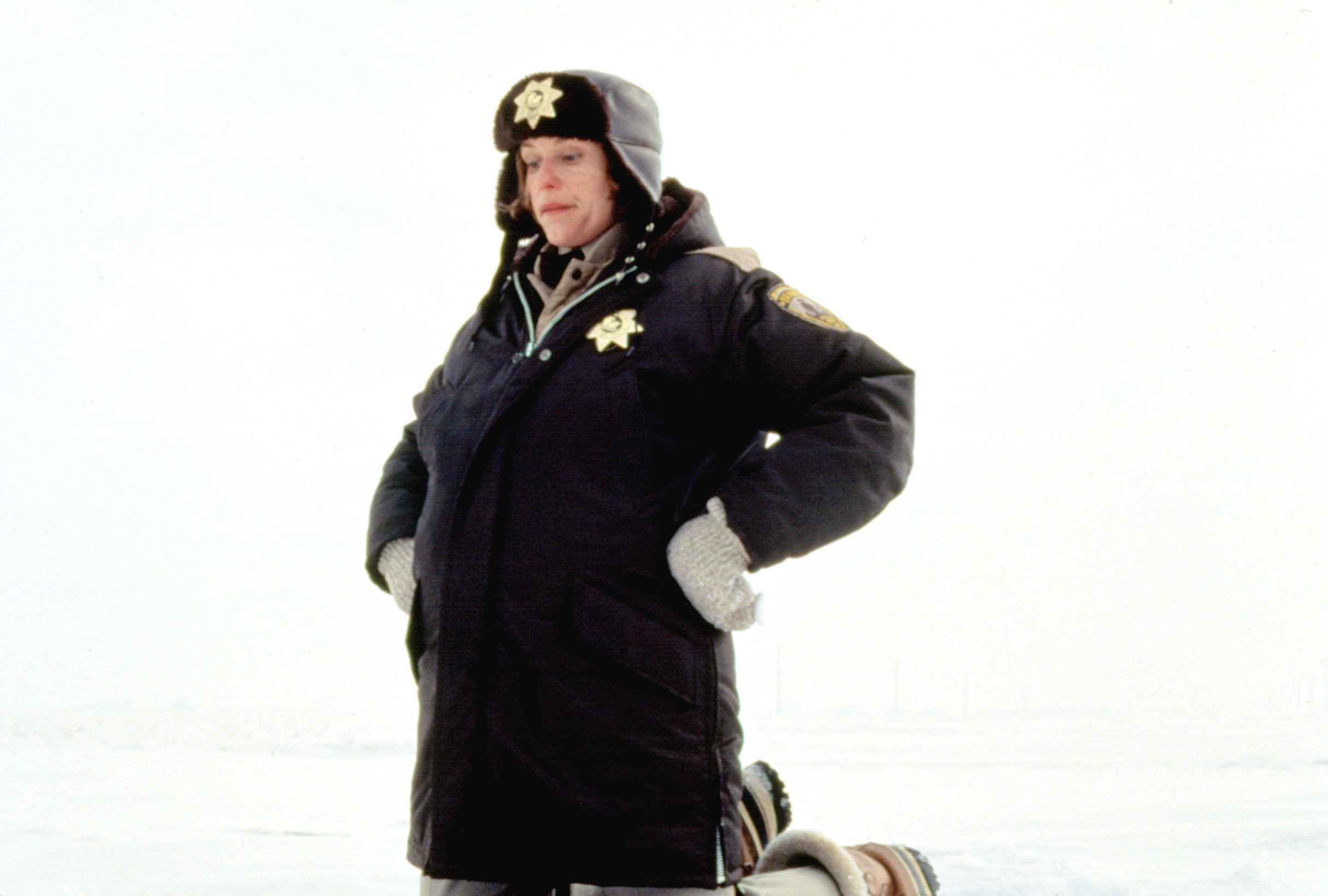 Frances McDormand in her police uniform