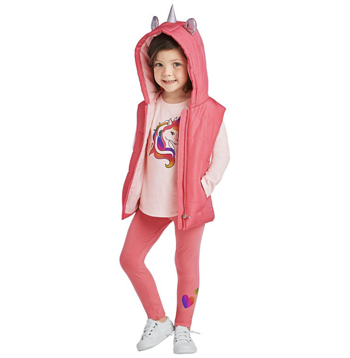 Member's Mark Girls' 3pc Vest Set
