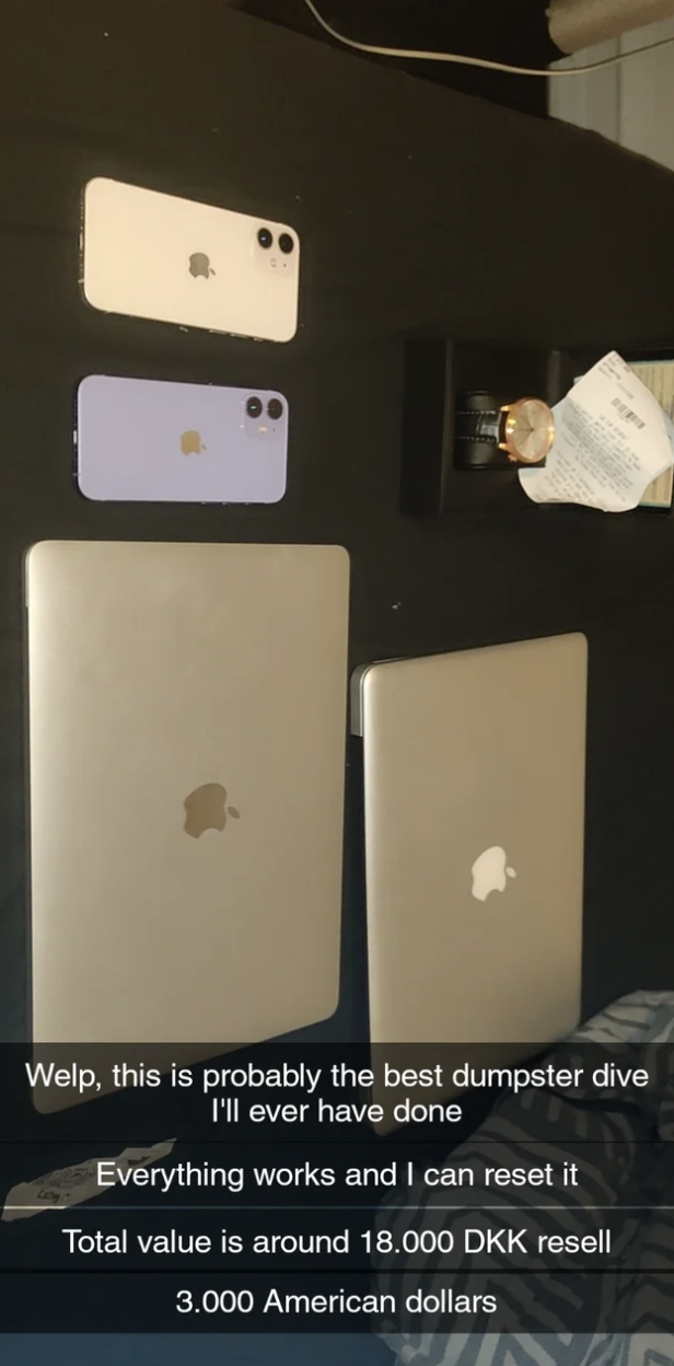 iPhones and MacBooks