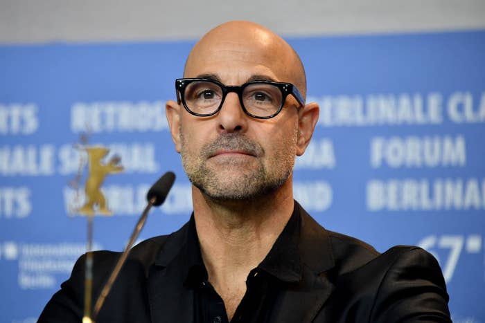 Closeup of Stanley Tucci