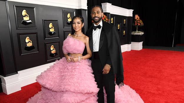 Just a month after he and Jhene Aiko welcomed their first child into the world, Big Sean has sparked marriage rumors after wearing a wedding ring