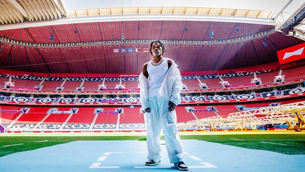 To celebrate the FIFA World Cup final on Sunday, Lil Baby and Budweiser shared the music video for their anthem "The World Is Yours To Take."