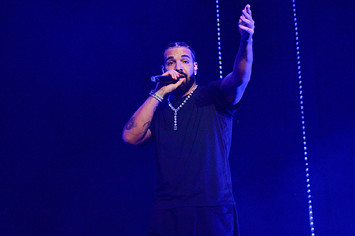 Drake performs onstage during "Lil Baby & Friends Birthday Celebration Concert" at State Farm Arena