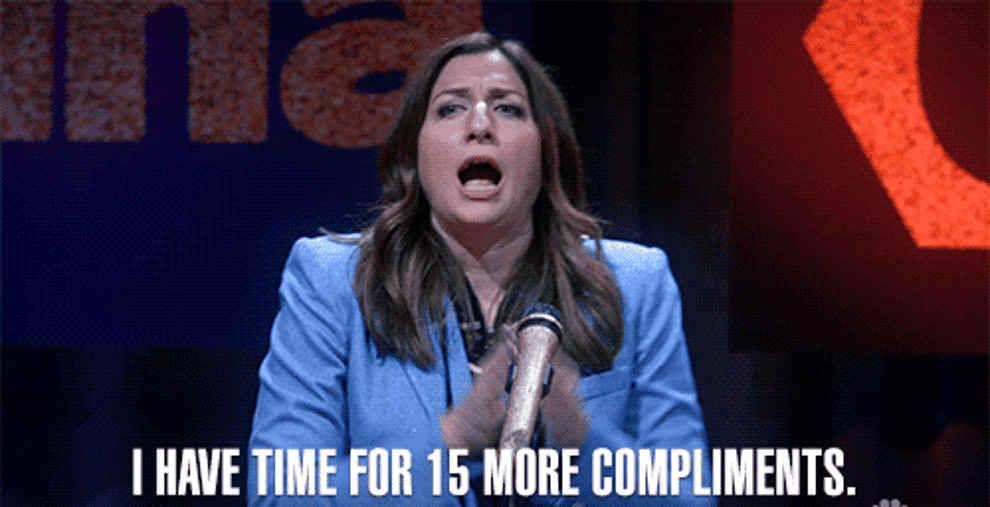 chelsea peretti saying i have time for fifteen more compliments