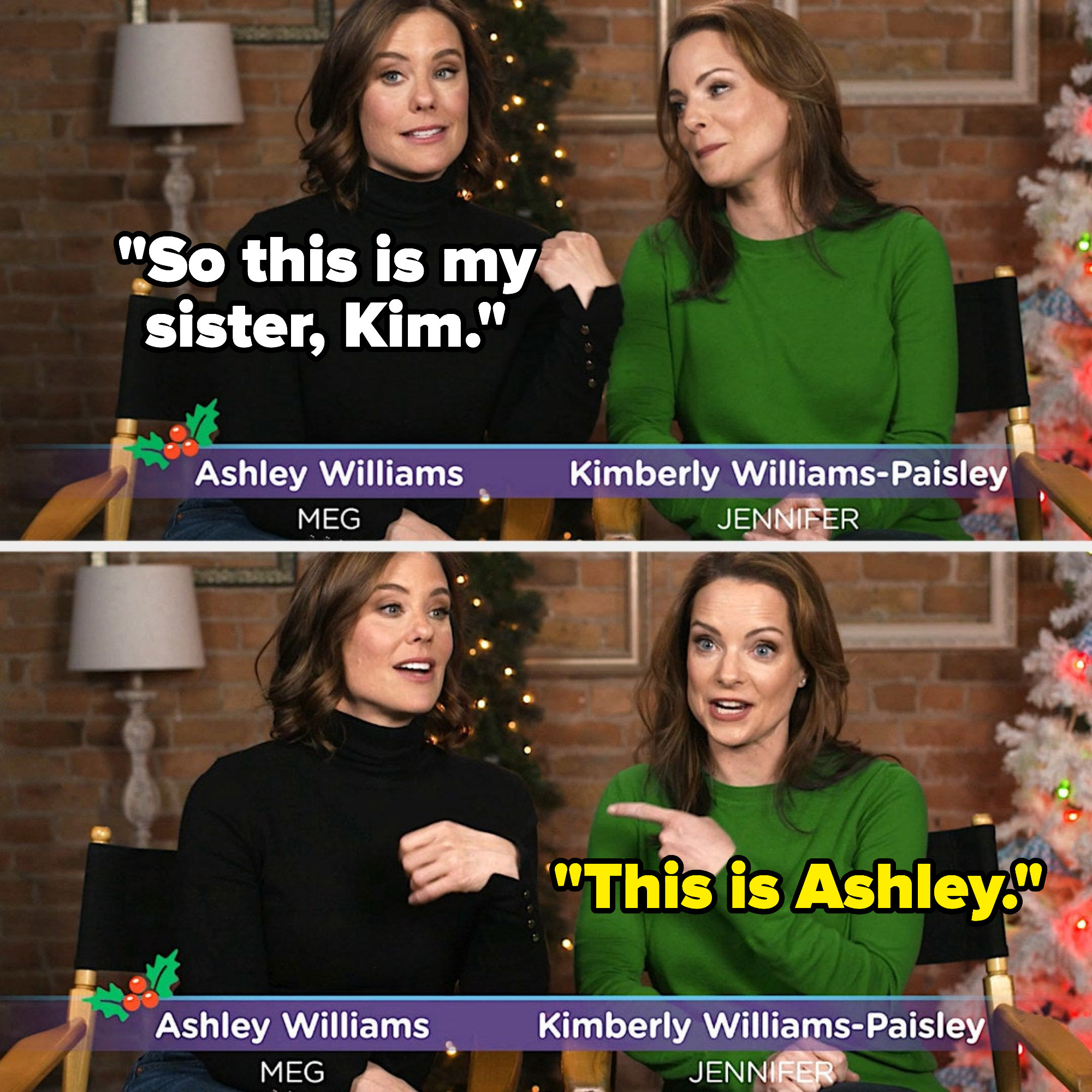 Ashley Williams and Kimberly Williams-Paisley