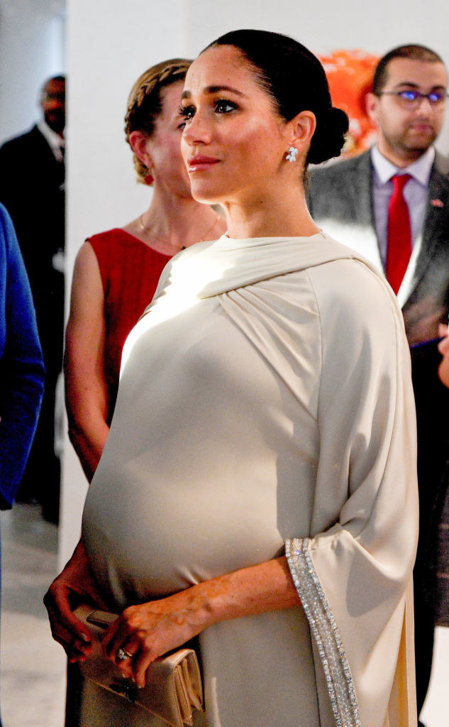 A pregnant Meghan