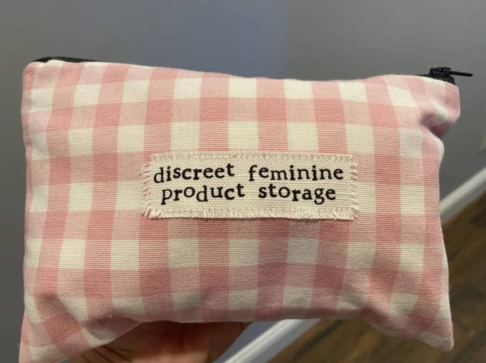 &quot;discreet feminine product storage&quot;