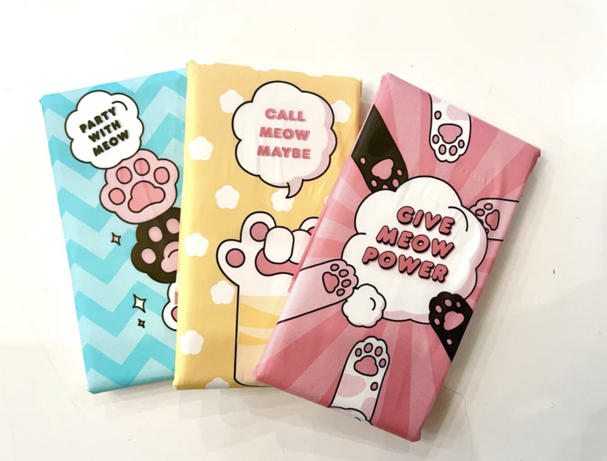 Pads with a cat theme