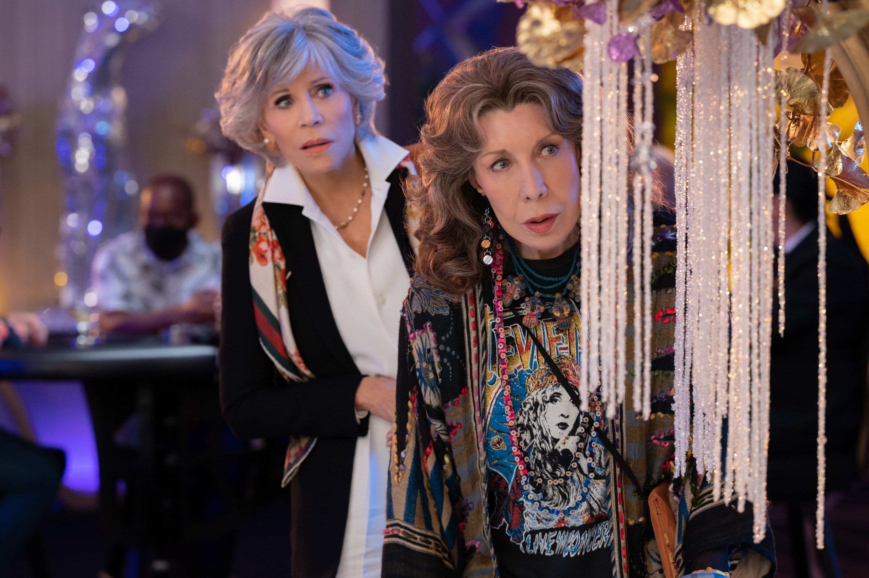 Jane Fonda and Lily Tomlin in Grace and Frankie
