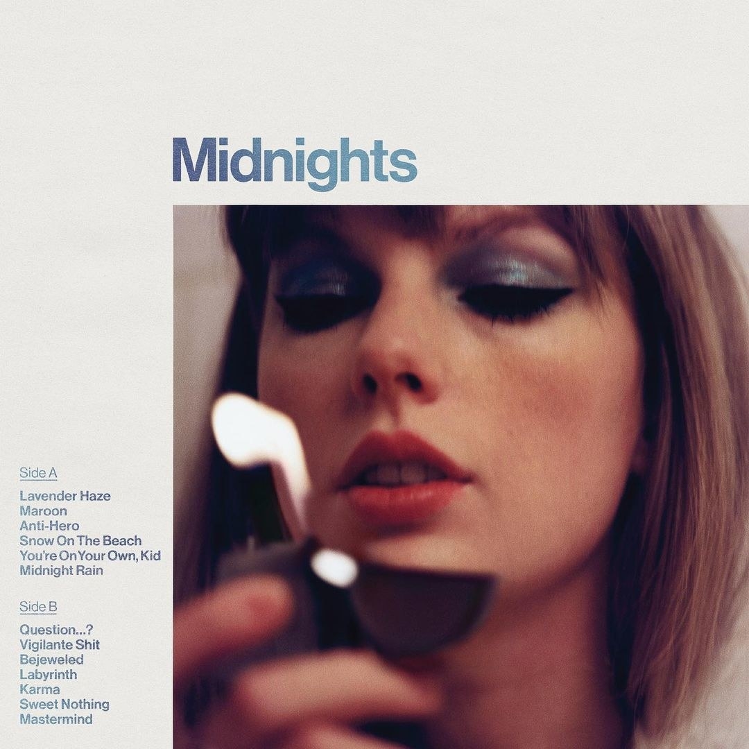 The cover of Midnights