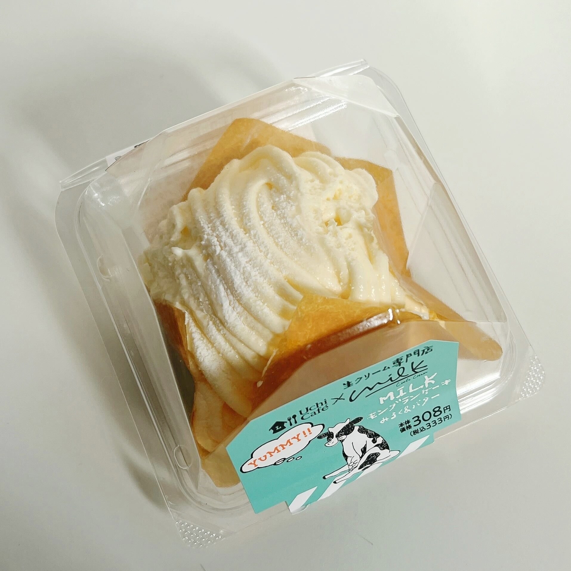 LAWSON（ローソン）のオススメのスイーツ「Uchi Café×Milk MILKモンブランケーキ みるく＆バター」