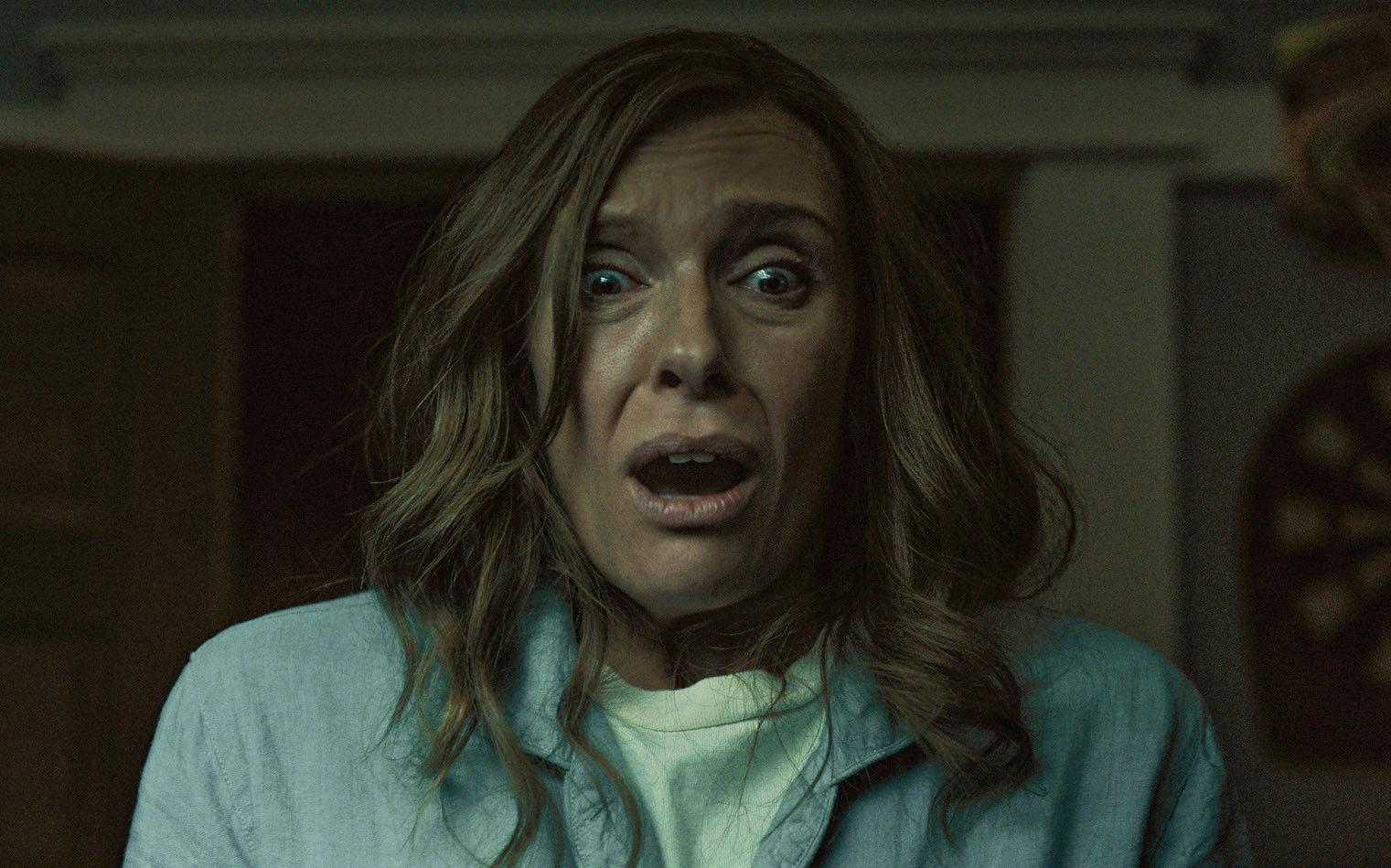 Closeup of Toni Collette in &quot;Hereditary&quot;