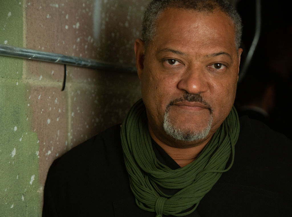 Closeup of Laurence Fishburne