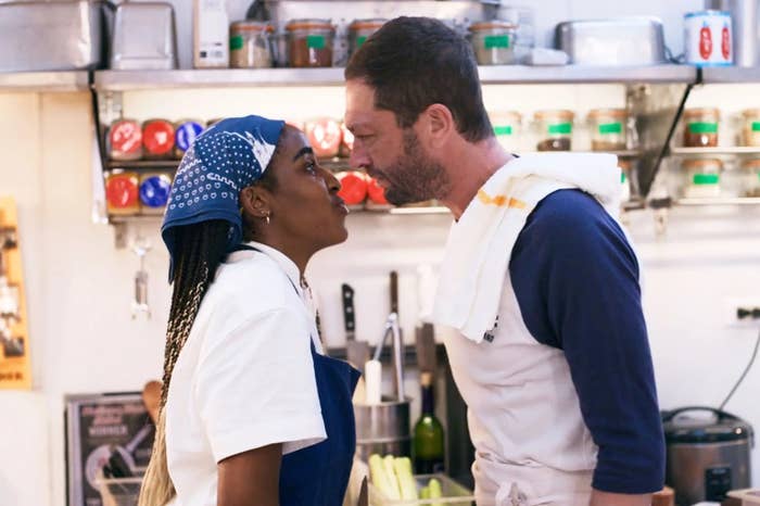 Two cooks have a face-off in the kitchen in &quot;The Bear&quot;