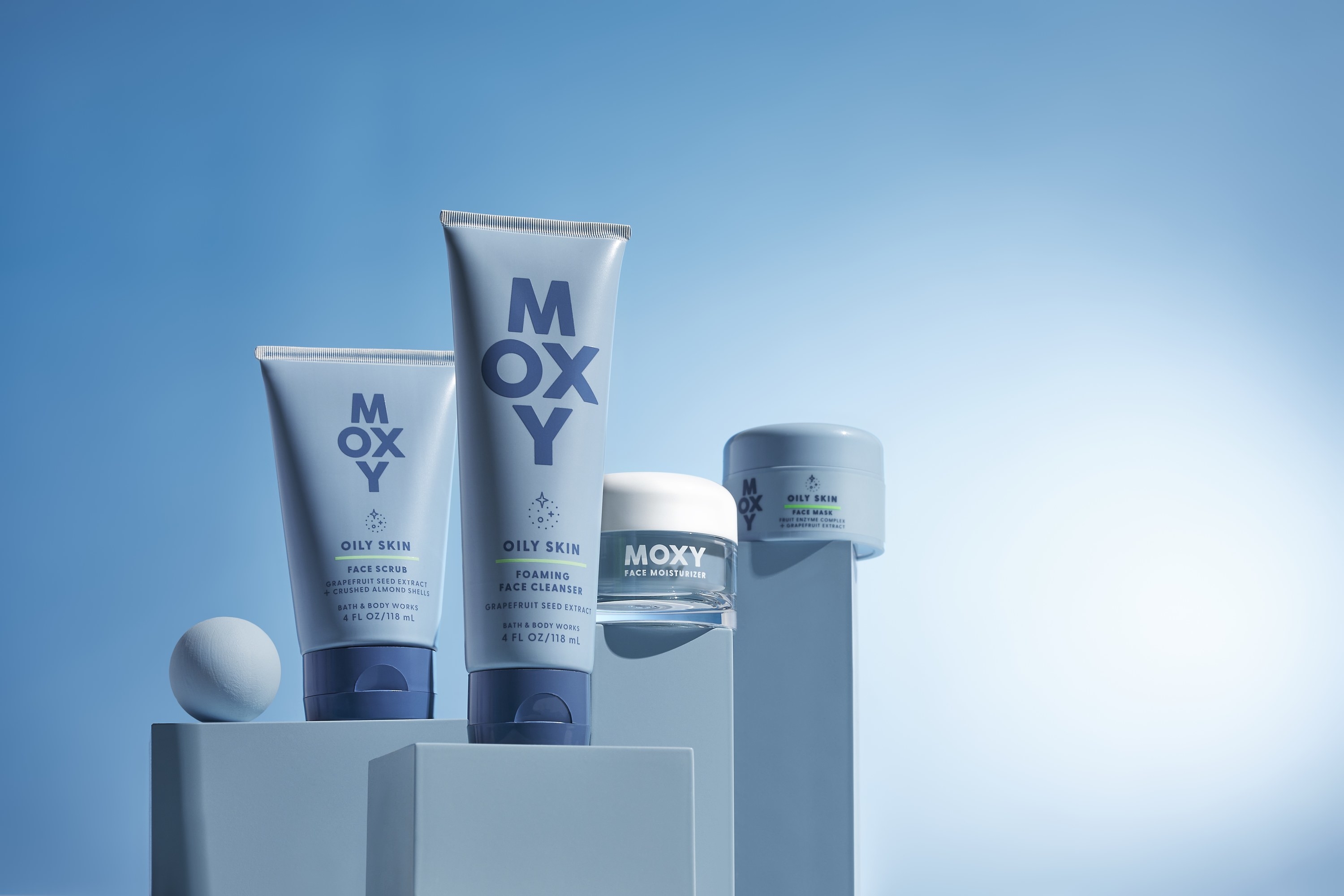 Moxy oily skin skincare line