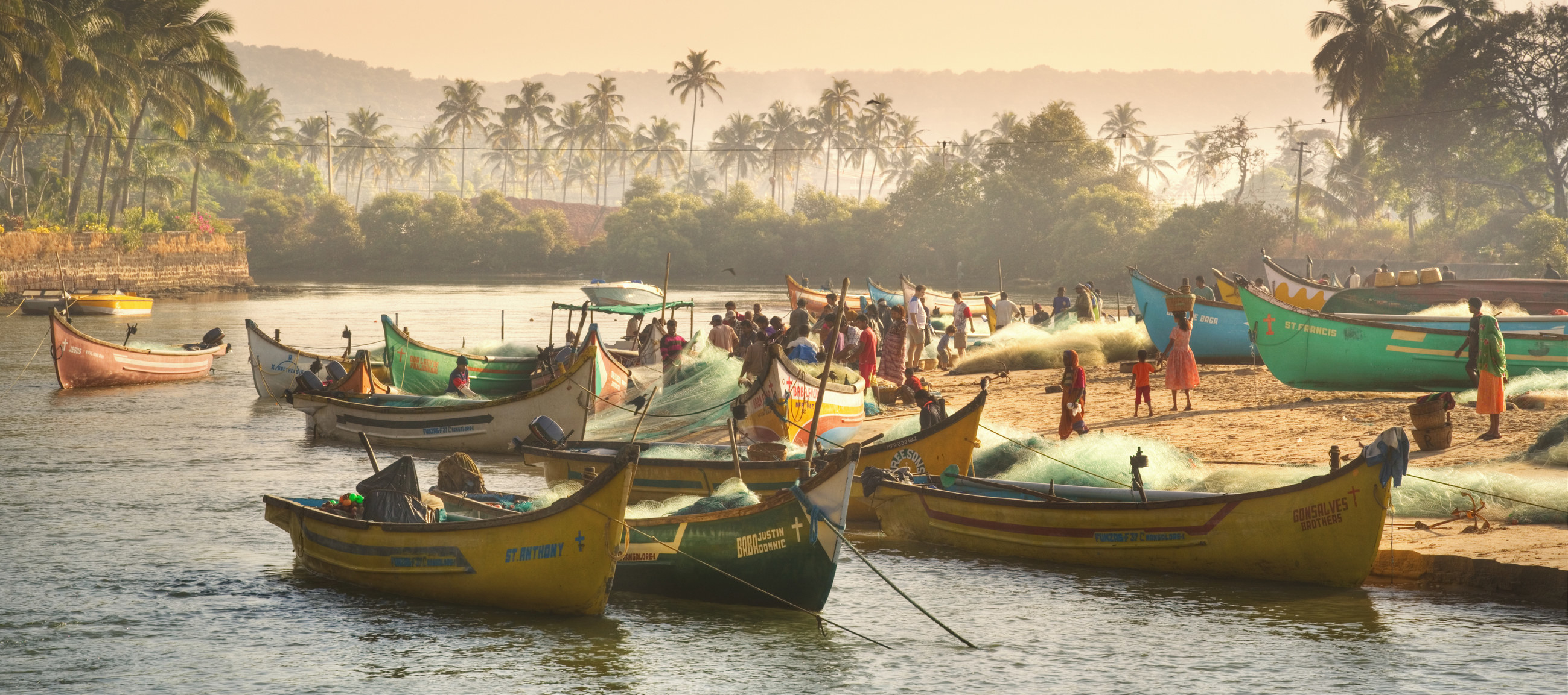 Fishing boats in Goa