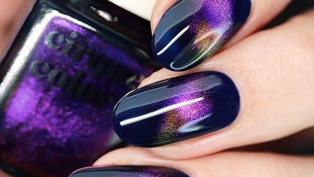 Dark Purple Nail Polish Color | Essie Hazy Days | nail polish colors for  winter nails | nails | Nail polish colors winter, Nail colors winter, Dark purple  nails