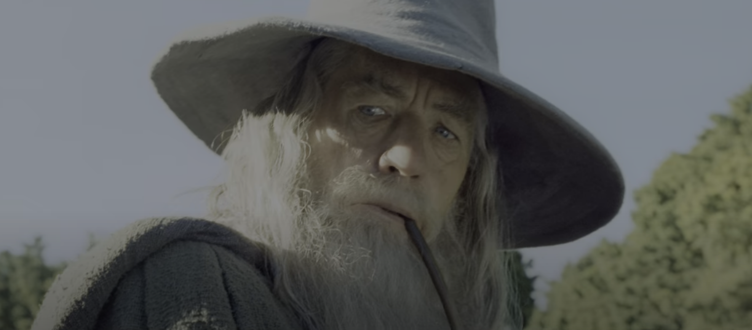 Closeup of Gandalf