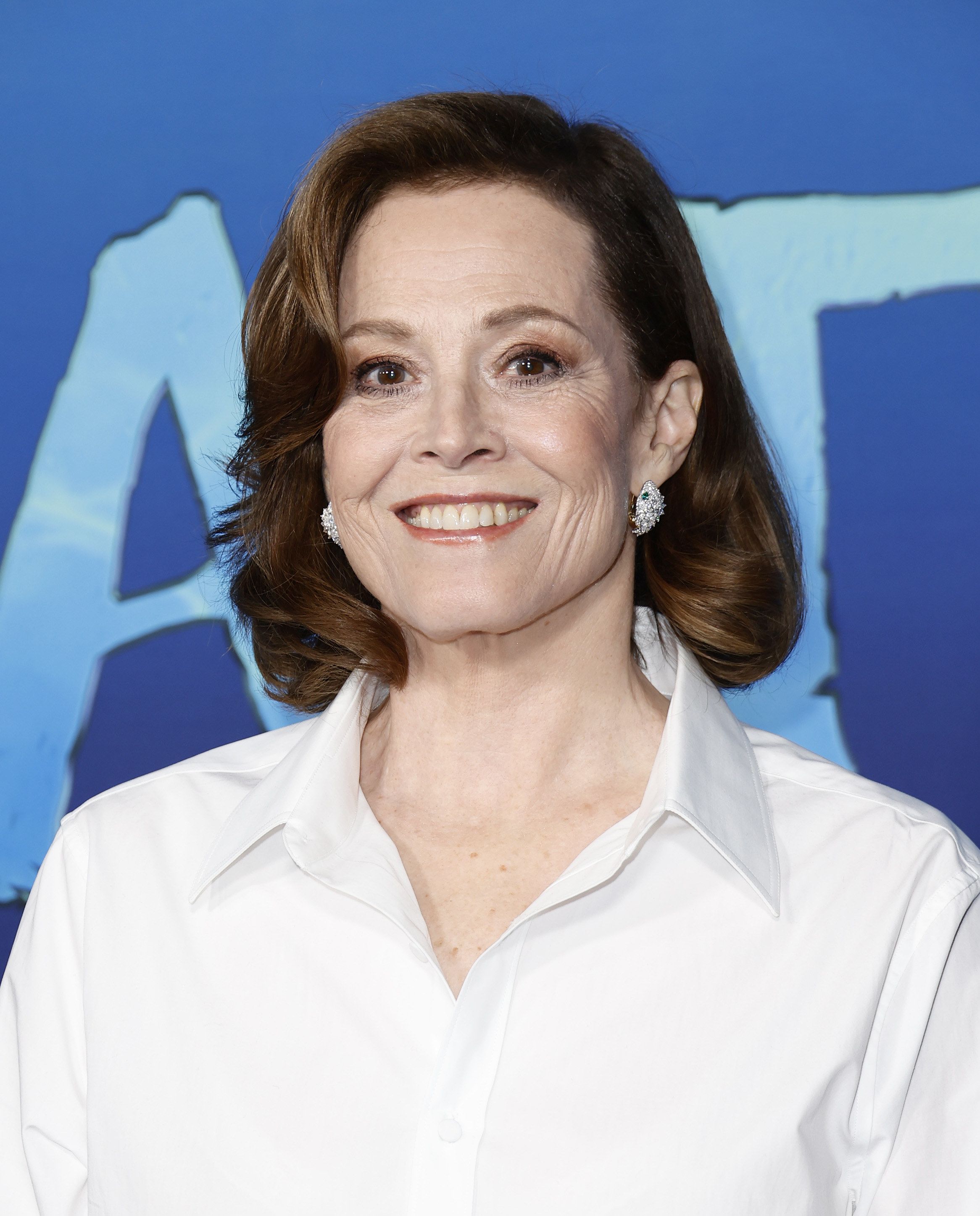 Sigourney Weaver on the red carpet