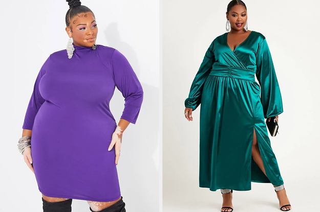 Ashley stewart best sale purple dresses