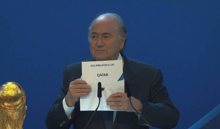 Sepp Blatter in FIFA Uncovered reveals qatar will hold the 2022 world cup